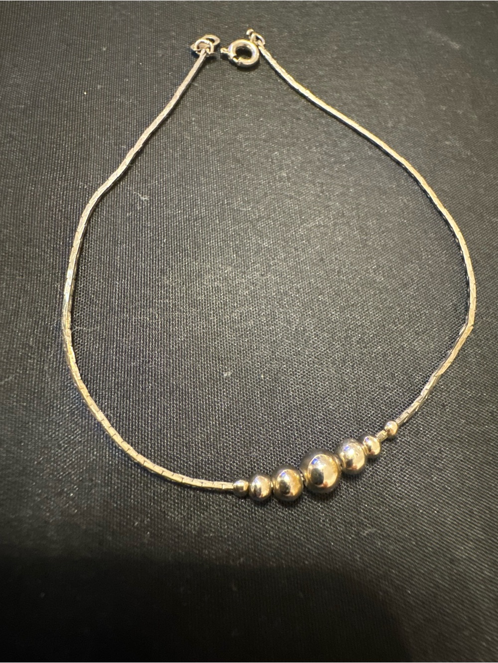 Elegant Silver Bead Bracelet